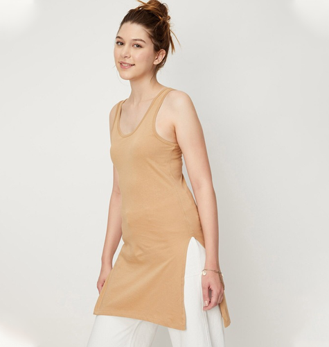 Non Padded Cotton Longline Camisole